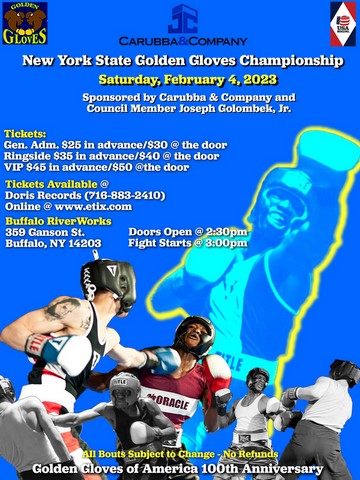 Golden Gloves At Buffalo Riverworks. 